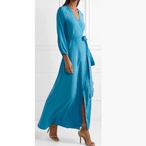 RHODE Silk Wrap Dress